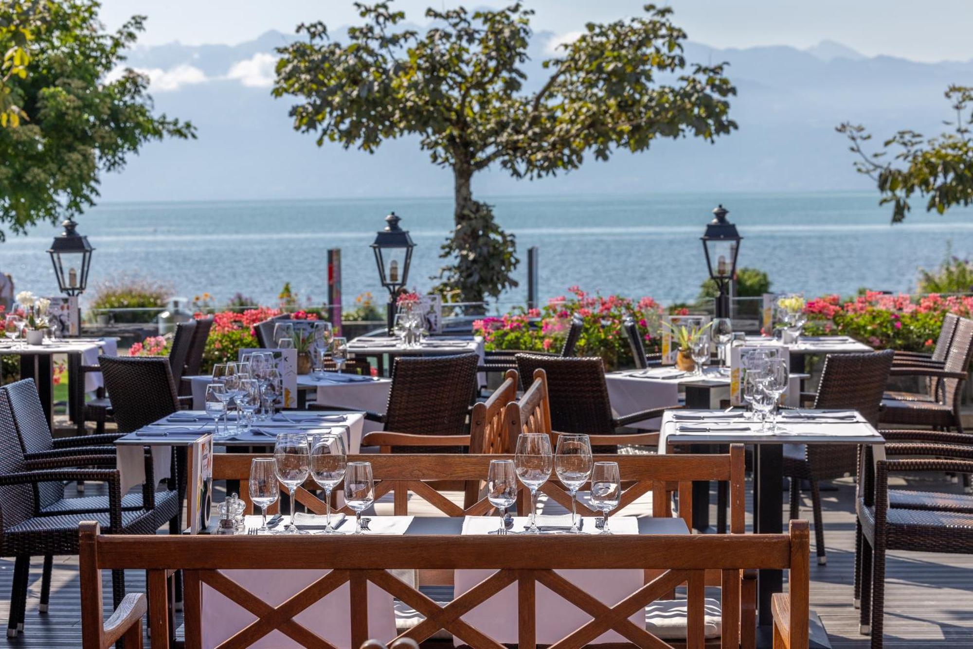 Romantik Hotel Mont Blanc Au Lac Morges Eksteriør bilde