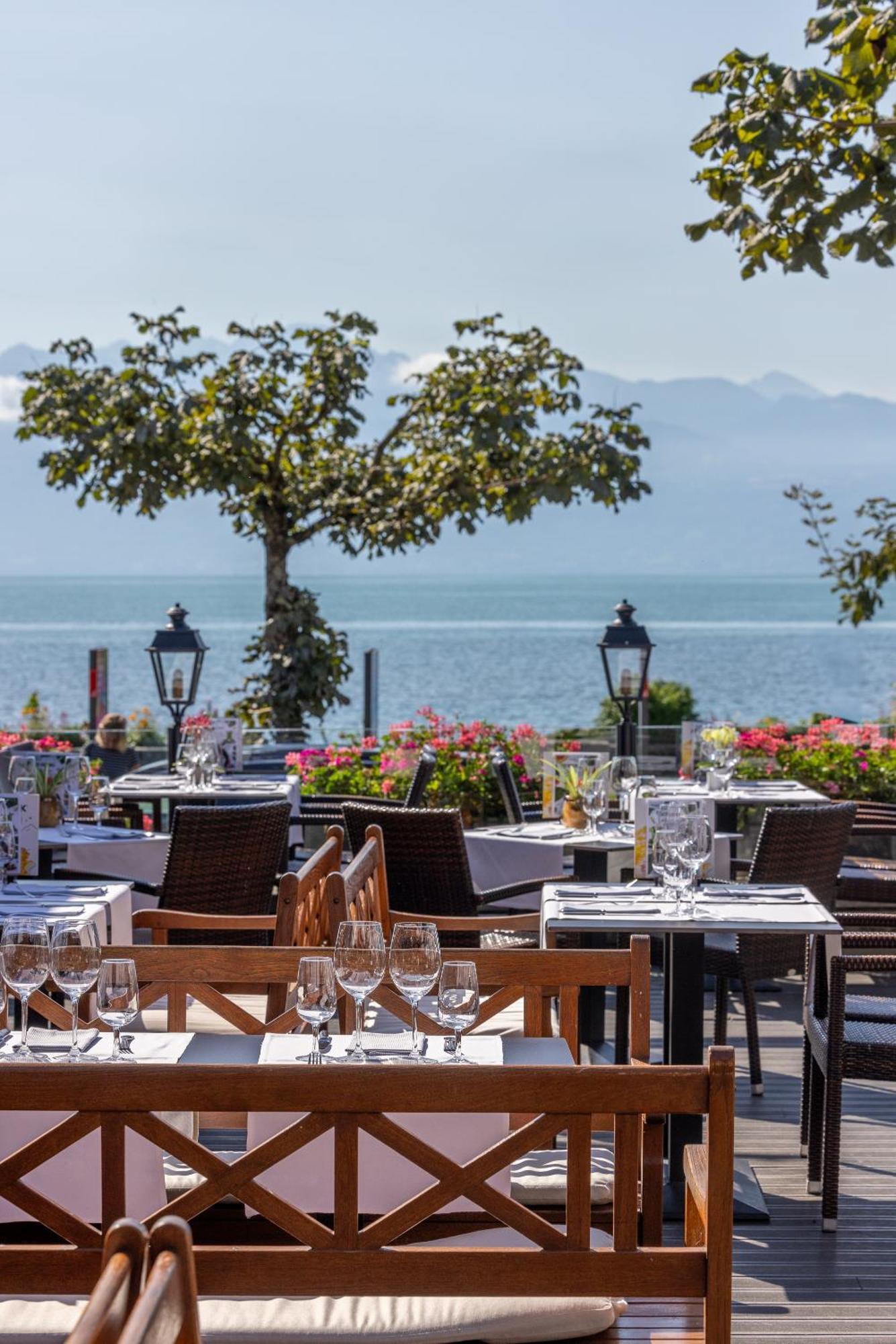 Romantik Hotel Mont Blanc Au Lac Morges Eksteriør bilde
