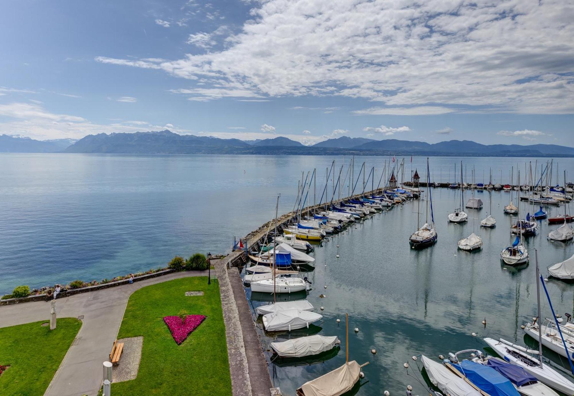 Romantik Hotel Mont Blanc Au Lac Morges Eksteriør bilde