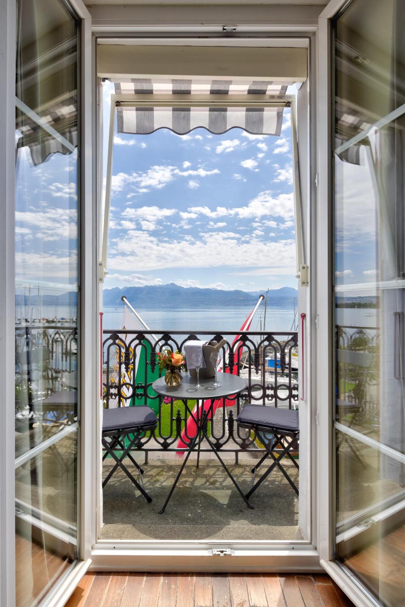 Romantik Hotel Mont Blanc Au Lac Morges Eksteriør bilde